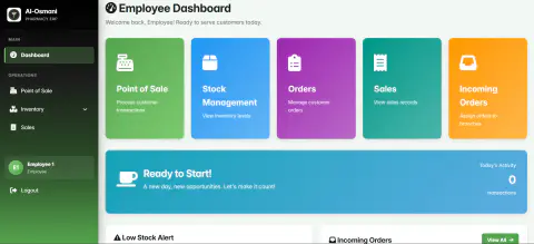 Screenshot of Al-Osmani-Pharmacy-ERP-system